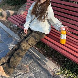 【好康】美式復古多口袋工裝牛仔褲男生寬鬆褶皺直筒褲ins機能風傘兵褲子 歷史價格詳細信息