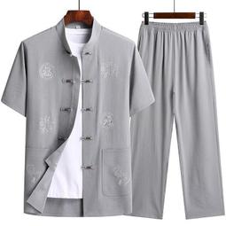 男孩漢服夏裝套裝2023新款古風夏季國潮唐裝男寶夏款中大童中國風 歷史價格詳細信息