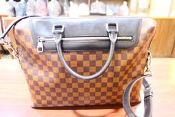 [吉宏精品交流中心]LV 棋盤格 黃色 拉鍊 手提包 肩背包 斜背包 兩用包 公事包 電腦包 歷史價格詳細信息
