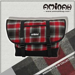 潮牌AMINAH~【am-0103】學院風蘇格蘭紋 百搭造型肩側背包 高質感絨布材質 街頭時尚潮流款~ 粉紅色 歷史價格詳細信息