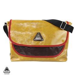 拼接皮革後背包 藍黃拼色  AMINAH~【am-0212】 歷史價格詳細信息