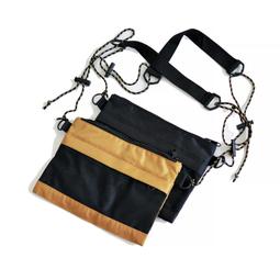 防潑水隨身頸掛包-黑色 歷史價格詳細信息