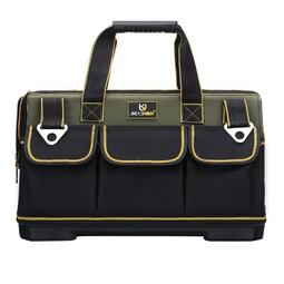 綸綸專業五金用品 新款塑膠硬底 （速出貨）工具袋 耐磨工具bao帆布加厚多功能電工維修安裝五金單肩手提袋  露天市集 歷史價格詳細信息