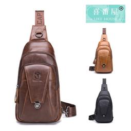 真皮頭層牛皮復古男士肩背斜肩斜背公事公務手提男LB384 歷史價格詳細信息