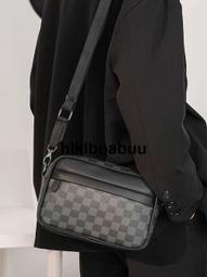 新款男士單肩包皮質時尚斜挎包防水耐磨通勤包大容量斜肩包男包潮 歷史價格詳細信息