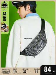 新款潮牌胸包男士休閑日系斜挎包個性背包單肩包女運動手機腰包男男士背包 歷史價格詳細信息