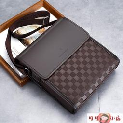 現貨 單肩飽男 側背飽男 袋鼠新款男飽男士單肩飽斜挎飽休閑商務飽時尚軟皮飽豎款公文背飽 歷史價格詳細信息