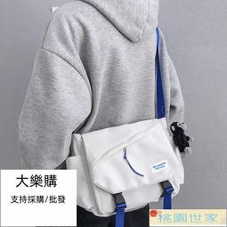 背包單肩斜背包男士工裝包學生休閒ins原宿死飛挎包女機能郵差包側背包 斜背包  側背包男 歷史價格詳細信息