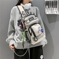 潮牌新款agnesb大容量字母簡約帆布包單肩購物休閒男女手提袋--麥包包 歷史價格詳細信息