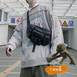 斜挎包男大容量機能機車胸包機車斜跨單肩包磁吸扣男士騎行揹包 歷史價格詳細信息