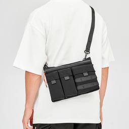 斜挎包男機能郵差包潮牌胸包女休閒腰包磁吸扣運動揹包騎行單肩包 歷史價格詳細信息