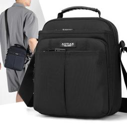 新款男士斜背包 男時尚休閒簡約斜背包 尼龍佈包包 橫款商務潮流男包 防水斜背包/側背包 潮流大容量男士肩包 斜背包 WU 歷史價格詳細信息