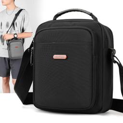 新款男士斜背包 男時尚休閒簡約斜背包 尼龍佈包包 橫款商務潮流男包 防水斜背包/側背包 潮流大容量男士肩包 斜背包 WU 歷史價格詳細信息