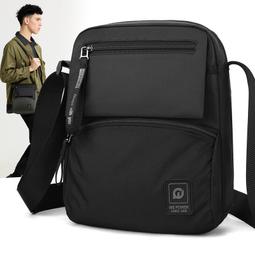 新款男士斜背包 男時尚休閒簡約斜背包 尼龍佈包包 橫款商務潮流男包 防水斜背包/側背包 潮流大容量男士肩包 斜背包 WU 歷史價格詳細信息