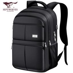 七匹狼雙肩包男士商務旅行電腦包行李揹包大容量高中初中學生書包 歷史價格詳細信息