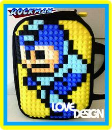 LOVE DESIGN創意商品禮品館~無限組合創意發想~手提側背兩用泡泡龍之Bob藍龍款像素包~ 歷史價格詳細信息