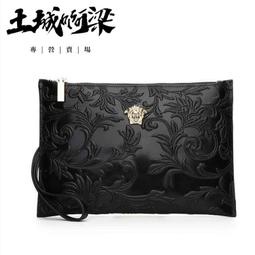 品牌真皮壓花小方包女2023新款斜挎包氣質中老年媽媽包軟皮單肩包 歷史價格詳細信息