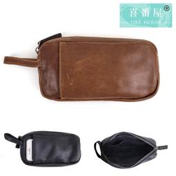 【喜番屋】真皮頭層牛皮手工編織雙拉鍊女士肩背包單肩包斜跨包女包【KN67】 歷史價格詳細信息