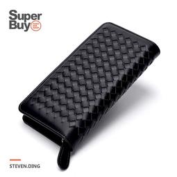 時尚男士錢包男長款拉鏈手拿包日韓版多卡位商務休閑青年手包男潮~特價 歷史價格詳細信息