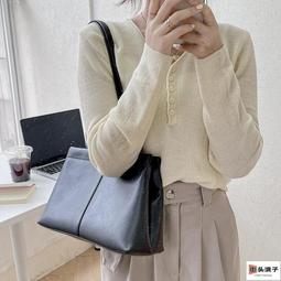 托特包 包包 韓國復古水洗牛仔布大包 新款大容量休閒包 單肩包小眾腋下托特包 歷史價格詳細信息