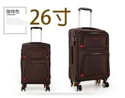 【上品居家生活】咖啡方格 18寸 休閒商務 密碼鎖 PU萬向輪 登機箱/行李箱/拉桿箱/拉杆箱/旅行箱 (WS-601) 歷史價格詳細信息