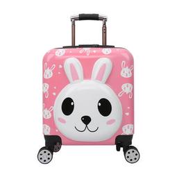 拉桿箱 旅行箱 登機箱 卡通潮流  女學生可愛風登機拉桿箱鋁框高級靜音抗震旅行箱子 歷史價格詳細信息