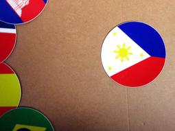 【國旗商品創意館】世界國旗、國徽圓形登機箱貼紙／抗UV防水／各圖案可客製和收集 歷史價格詳細信息