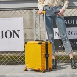 小拉桿箱女小型輕便18寸高級感網紅新款拉桿箱拉鍊款登機旅行箱20  ~訂金 歷史價格詳細信息
