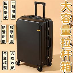 商務行李箱男結實鋁框拉桿箱女大容量萬向輪旅行箱26密碼登機皮箱-佳藝居 歷史價格詳細信息