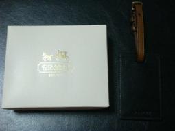 COACH 7212 黑色 皮革 真皮 牛皮名牌 吊牌 行李牌 GUCCI  ROOTS 可參考 價格比較,價格查詢,歷史價格詳細信息