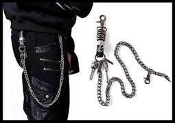 ＊MINI PUNK LOLO＊龐克個性街頭-暗黑地下軍團刺殺突擊隊鉚釘多扣帶接袖個性造型襯衫(SHT019)PUNK 歷史價格詳細信息