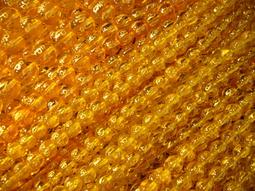 ~奇芽 水晶.寶石~ 新疆 天然-黃玉 蜜糖黃 2mm AAA極品＜首飾材料＞長度35cm 一標一條 *＝大批發場＝ 歷史價格詳細信息