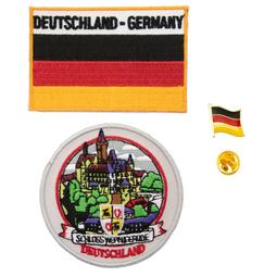 DIY文青創新刺繡貼章 三件組鬱金香風車村桑斯安斯地標＋荷蘭國旗刺繡+別針 士氣布章 臂章 布標 刺繡燙布貼 徽章 補丁 歷史價格詳細信息