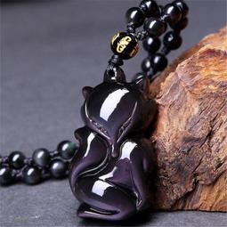 佛珠手串 天然佛珠東海水晶天然彩虹眼黑曜石圓肚直孔小貔貅配雙彩眼圓珠男女手串 歷史價格詳細信息