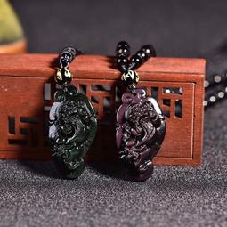 佛珠手串 天然佛珠東海水晶天然彩虹眼黑曜石圓肚直孔小貔貅配雙彩眼圓珠男女手串 歷史價格詳細信息