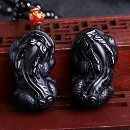 黑曜石手鏈純天然黑曜石彩虹眼金曜石貔恘男款霸氣男女款佛珠手鏈-特價 歷史價格詳細信息