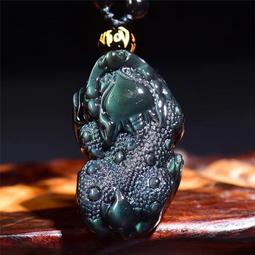 佛珠手串 天然佛珠東海水晶天然彩虹眼黑曜石圓肚直孔小貔貅配雙彩眼圓珠男女手串 歷史價格詳細信息