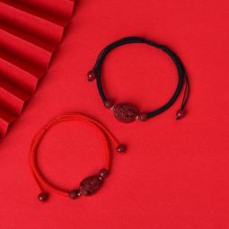 本命年手工編織天然玉石紅繩腳鏈繩鈴鐺男女腳環腳串簡約時尚百搭特艾超夯 精品 歷史價格詳細信息