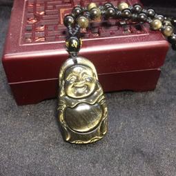 佛珠手串 天然佛珠東海水晶天然金曜石彌勒佛大肚佛笑佛吊墜男女款笑口常開項鏈 歷史價格詳細信息