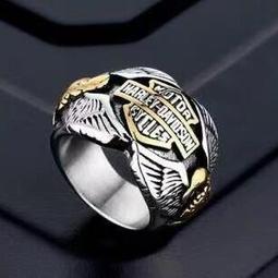 霸氣個性複古戒指空托男 18K黃金鑲嵌蜜蠟翡翠玉石戒托空托飾品-玲瓏心飾 歷史價格詳細信息