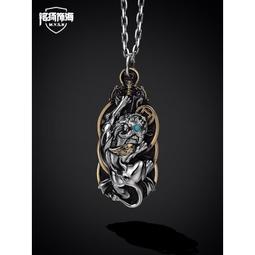 925純銀貔貅驅魔鈴鐺吊墜女招財辟邪瑞獸男高級國潮項鍊 歷史價格詳細信息