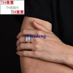 男士925純銀戒指環潮人紙紋韓版銀飾品簡約INS冷淡風男女戒子-鴻運飾品 歷史價格詳細信息