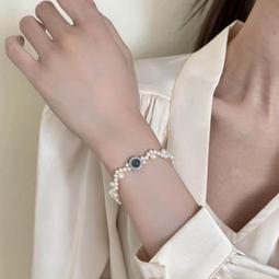 輕奢高級法式珍珠圈圈耳環2023年新款爆款小眾設計感個性氣質耳飾 歷史價格詳細信息