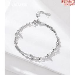 驕愛s999足銀光面開口手鐲女素銀鐲子媽媽款簡約設計銀手環 歷史價格詳細信息