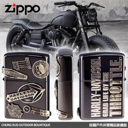 ZIPPO Harley Davidson 經典哈雷徽章(花紗亮黑)防風打火機 歷史價格詳細信息