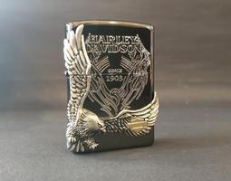 ZIPPO 哈雷黑色無字徽章防風打火機 美國設計 29905 優惠出清 好禮超值送 歷史價格詳細信息