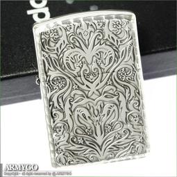 ZIPPO Floral Design 經典唐草(白金)防風打火機 歷史價格詳細信息