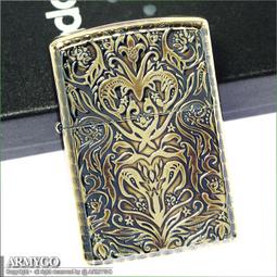 ZIPPO Floral Design 經典唐草(白金)防風打火機 歷史價格詳細信息
