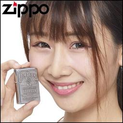 【ZIPPO】美系~JIM BEAM金賓波本威士忌圖案貼飾打火機(黃銅款) 歷史價格詳細信息