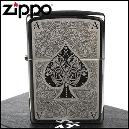 ZIPPO Ace Of Spades Emblem 黑桃王牌立體徽章防風打火機 歷史價格詳細信息